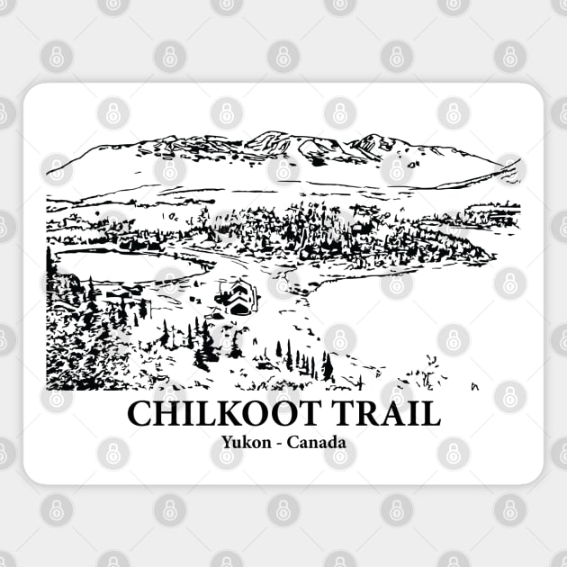 Chilkoot Trail - Yukon Magnet by Lakeric